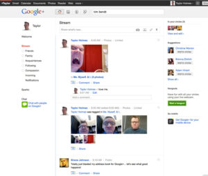 Google+ Home View