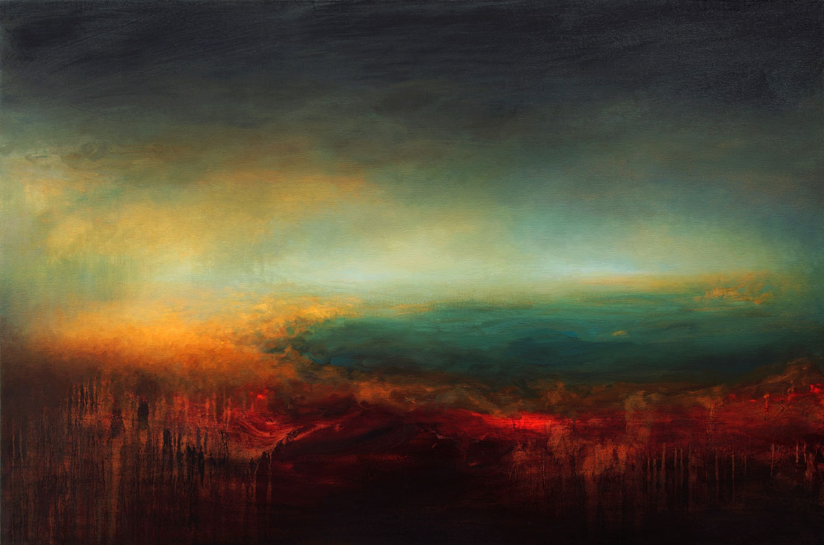 Oceanscape Abstract Art by Samantha Keely Smith