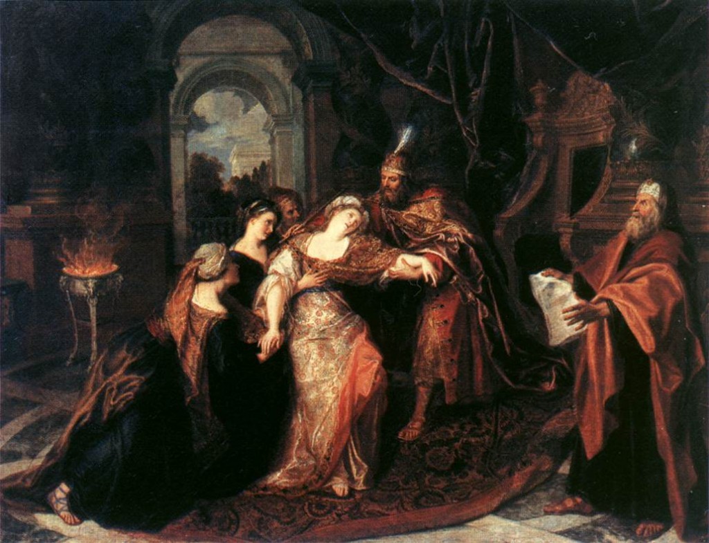 The Swooning of Esther by Rembrandt