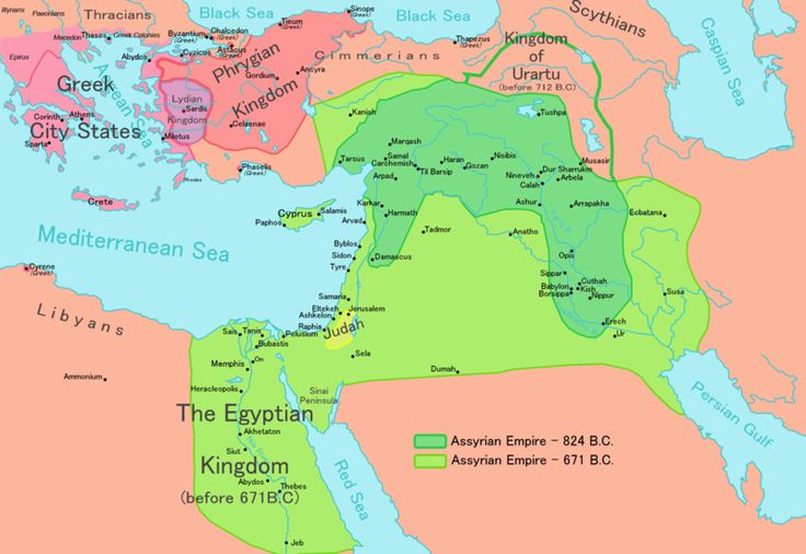 assyria-map